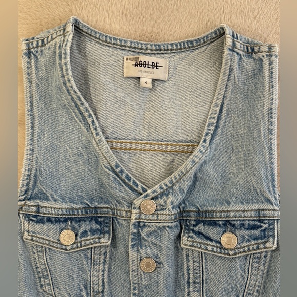 AGOLDE Seventies Denim Jumpsuit. Size 4 - Picture 5 of 15